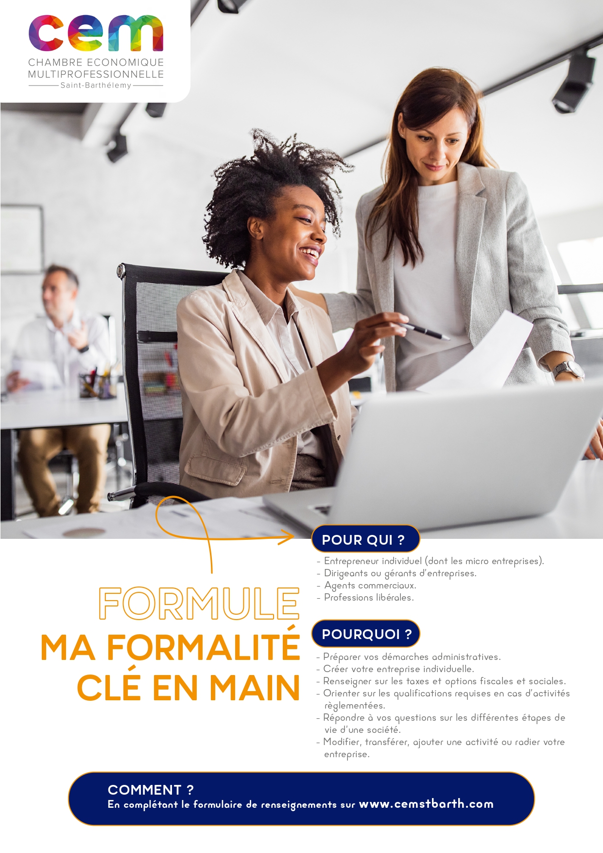 LA CEM DÉMATERIALISE SES FORMALITÉS ! 